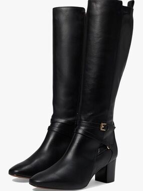 Johnston & Murphy Women's calfskin Eleanor Belted Boots Pump